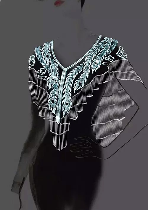 霞裙月帔正面 霞裙月帔正面