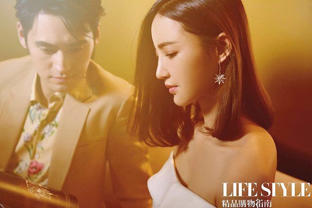 袁弘張歆藝夫婦在金伯利鉆石展廳 袁弘張歆藝夫婦在金伯利鉆石展廳